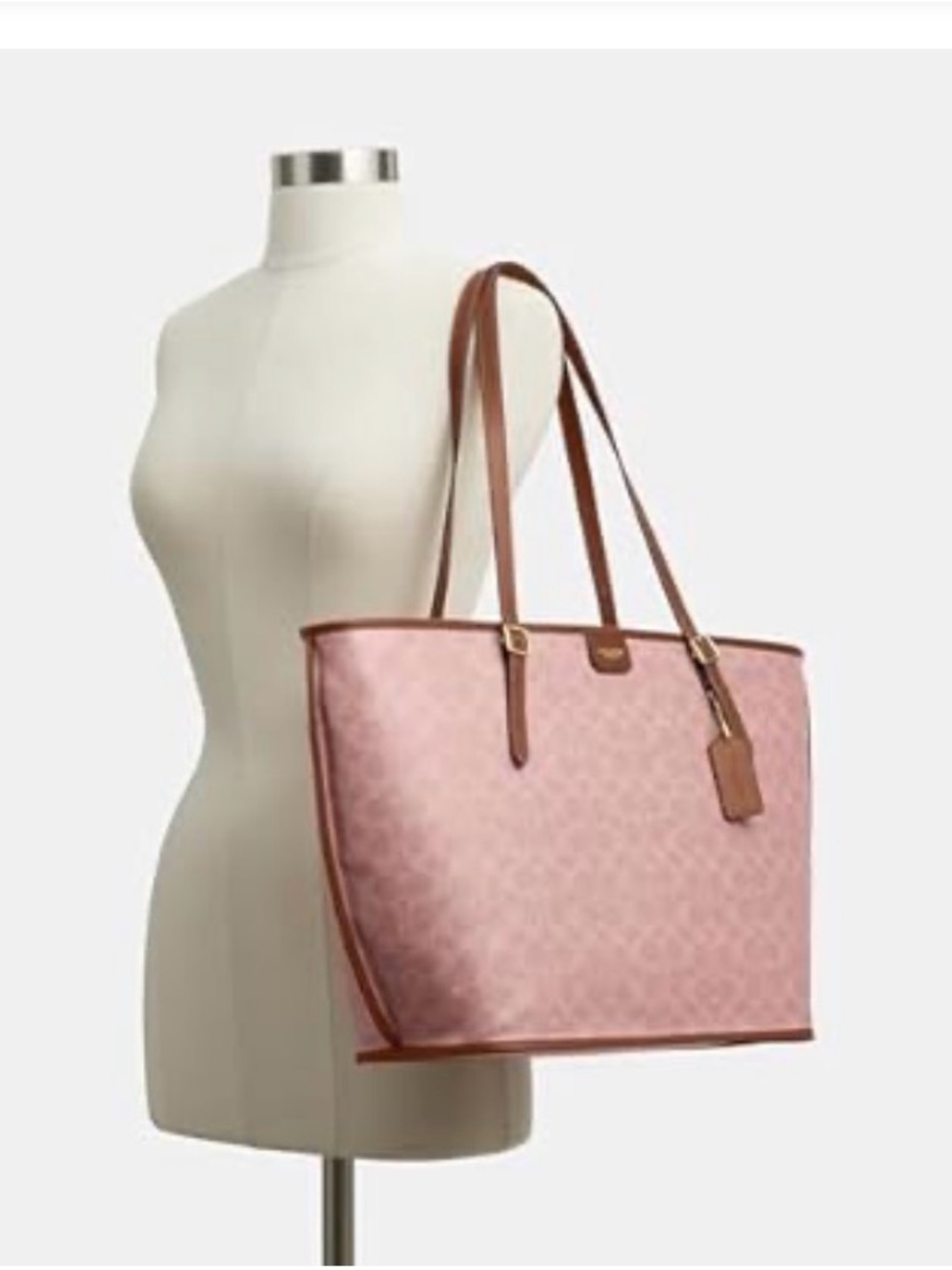 NWT COACH Taxi Tote Bag In Signature Hard Canvas - Picture 12 of 13
